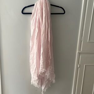 Super cute airy light pink scarf
